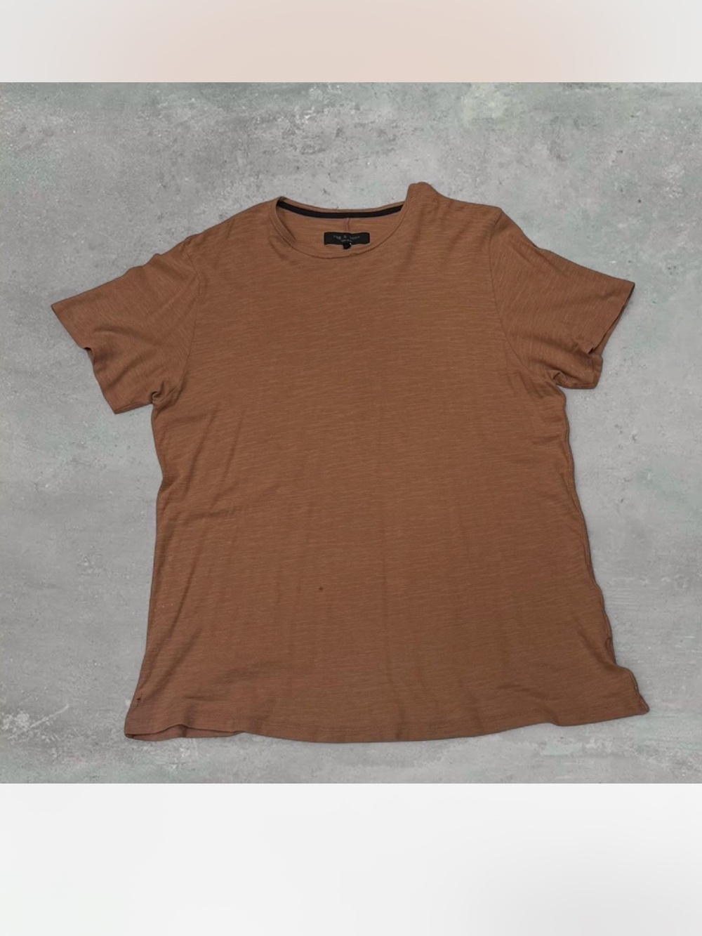 Rag & Bone Slub Tee in Salmon
